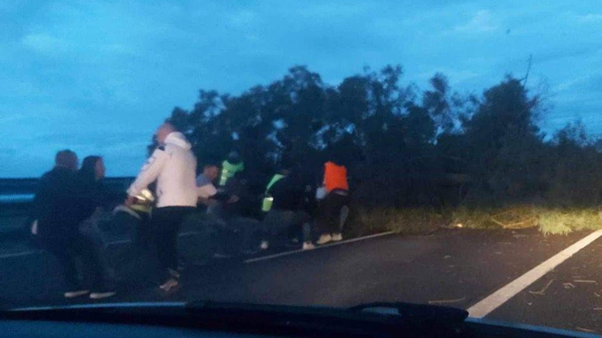 La Autov A Del Cant Brico Cortada Durante Casi Una Hora A La Altura De